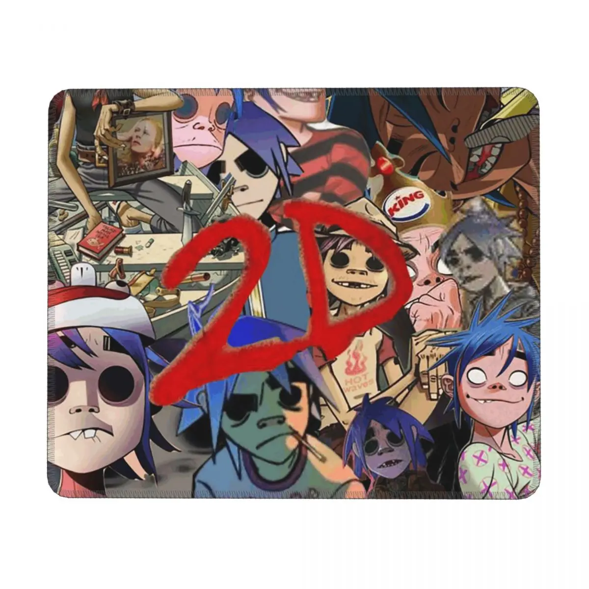 Music Band Gorillaz Multi-size Mouse Pad Computer Keyboard Mouse Mat Gaming PC Laptop Desk Mat Office Accessories Table Mats