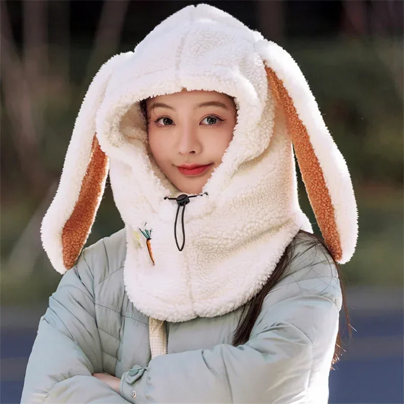 Housse De Casque De Ski Fantaisie Avec Oreilles D'Animaux - Bonnet Chaud Extensible - Protection Amusante