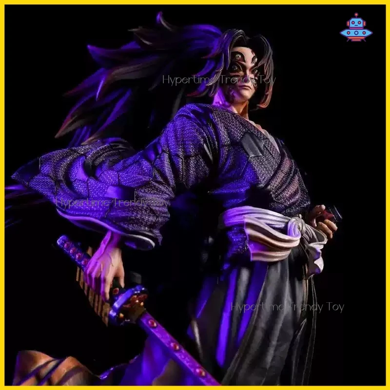 

New FT Demon Slayer Kokushibo Upper Rank One Gk Figure Anime Collectible Statue Cool Desktop Ornament Gift For Fans