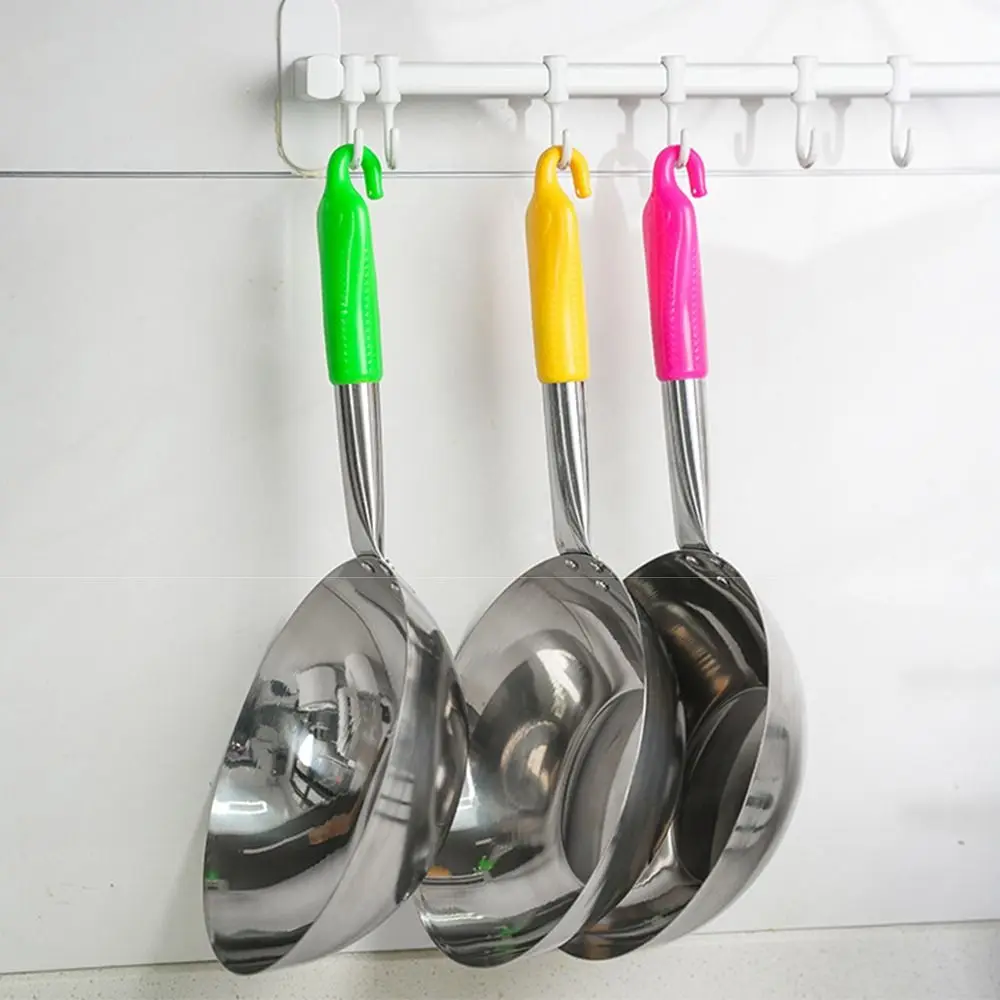 

Портативный кухонный черпак из нержавеющей стали с утолщенной нескользящей ручкой, пищевой, нержавеющий, для молока, для походов