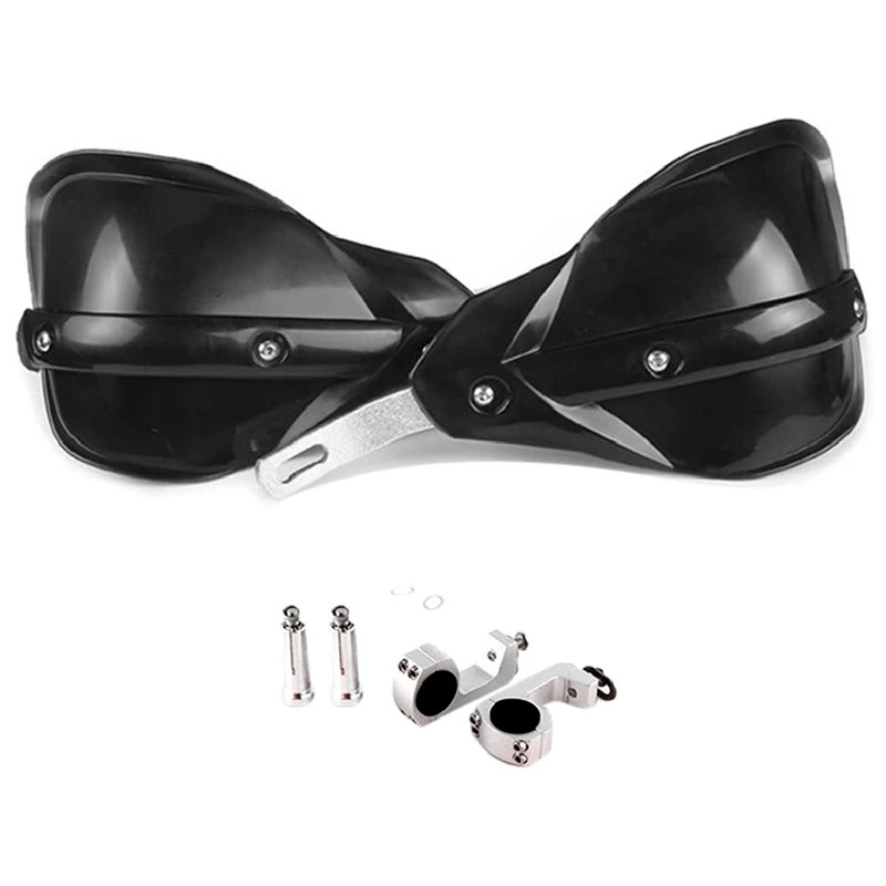 Newmotocross Wind Shield, Aluminum Alloy Hand Bow Half Wrapped Wind Shield Black 28MM Handlebar Guard