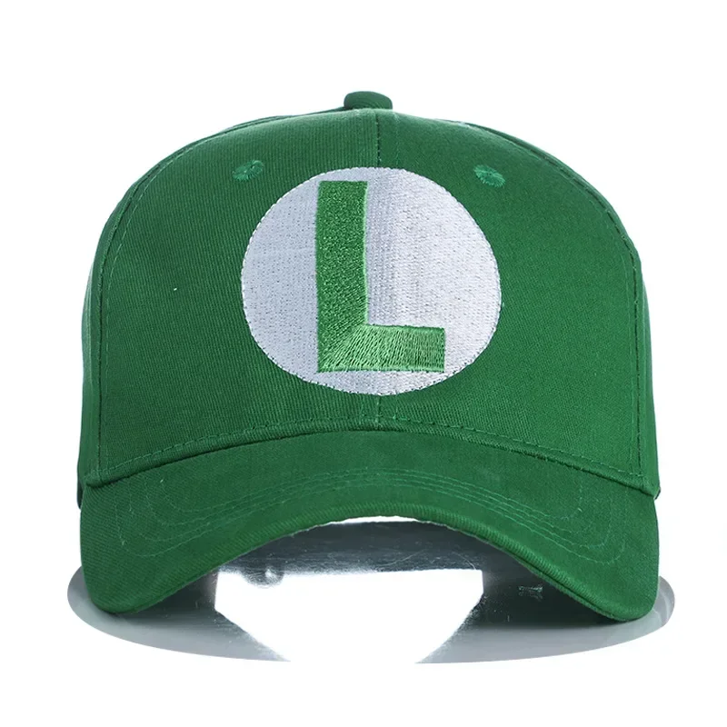 Super Mario Embroidery Baseball Cap Mario Bros Sun Hat Mario Luigi Anime Figures Toys Cartoon Trend Character Caps Kids Toy Gift