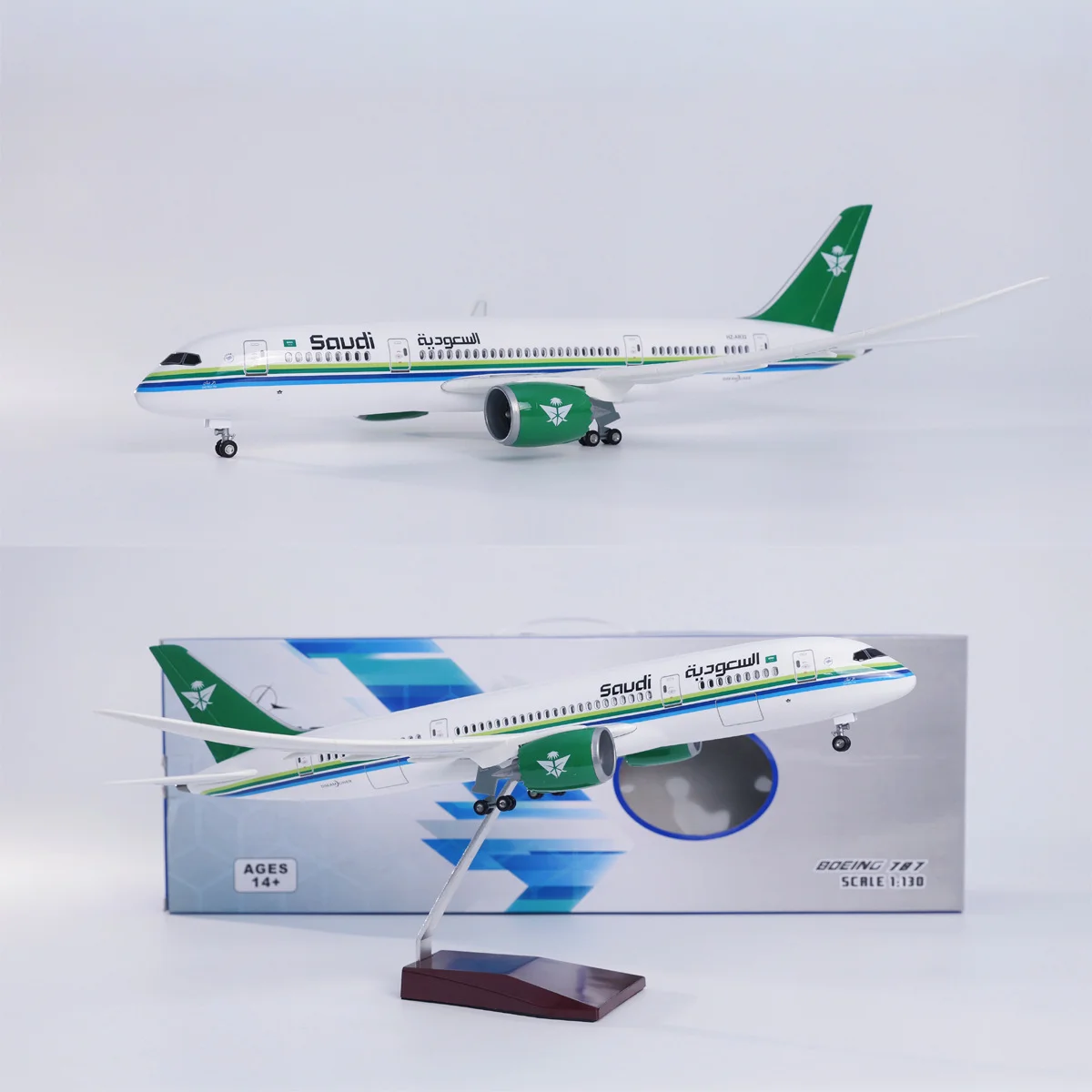 Model Kit Aircraft - 43cm Collectible Aircraft Saudi Air B787