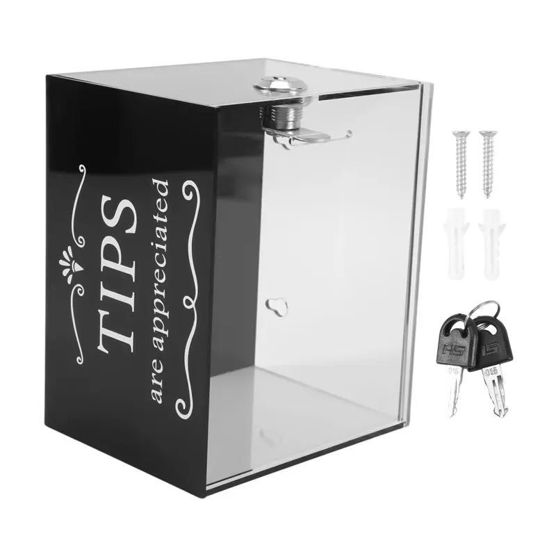 100-new-arrival-tip-jars-for-money-6-x-4-x-5-inch-tip-collection-box-with-lock-donation-suggestion-box-for-tip-storage-raffling