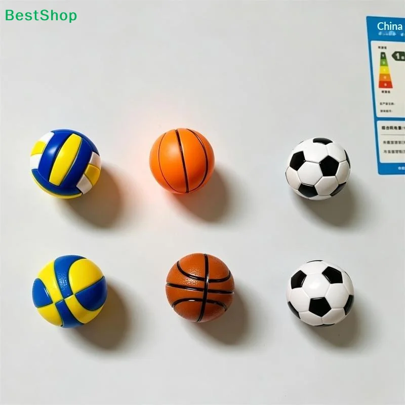Soccer 3D Fridge Football Fan Refrigerator Decor Souvenir Party Gift