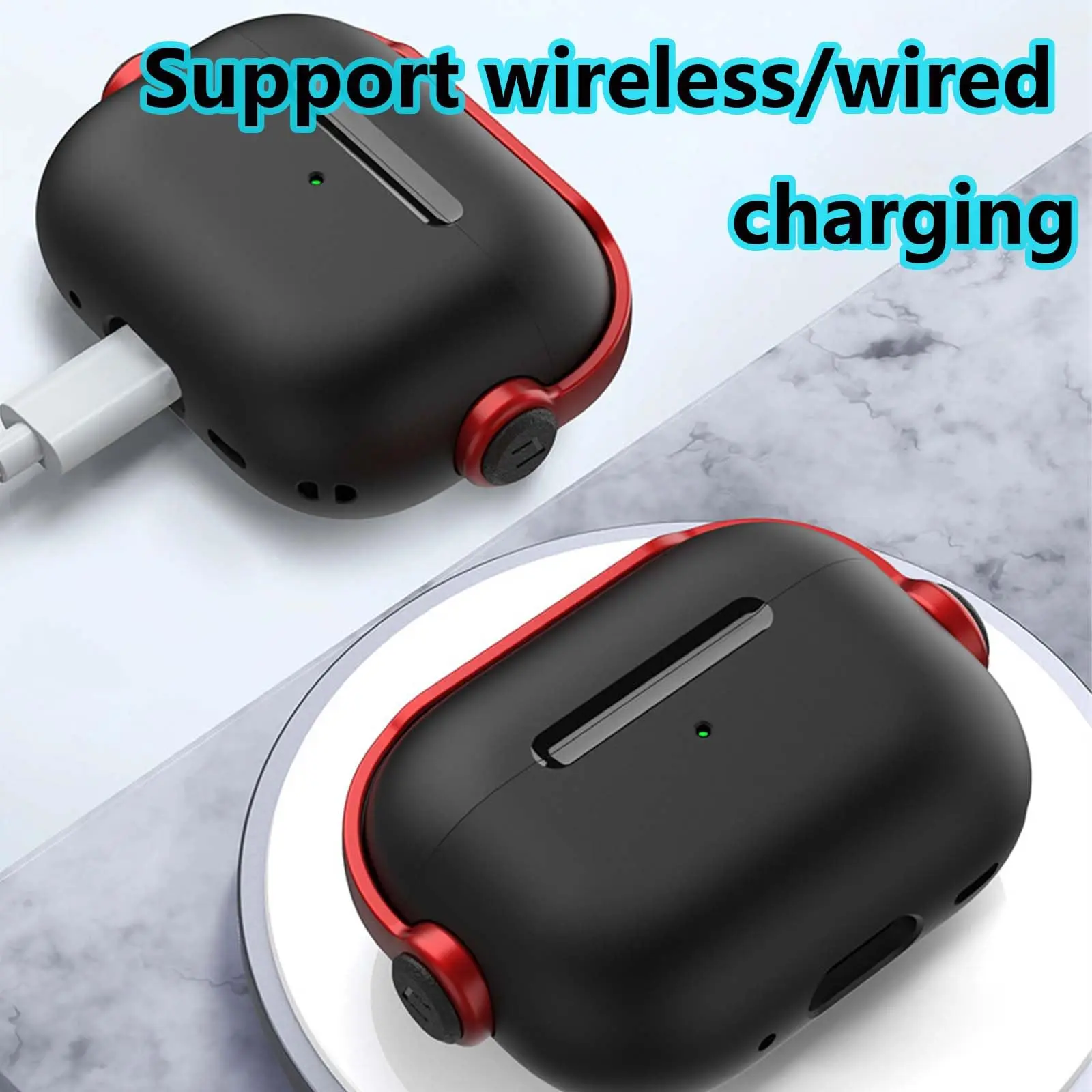 Shockproof Armor TPU Soft Earphone Case for Airpods 4 3 1 Pro 2 Air Pods Pro3 Pro2 Gen Generation Headphones Protective Cover