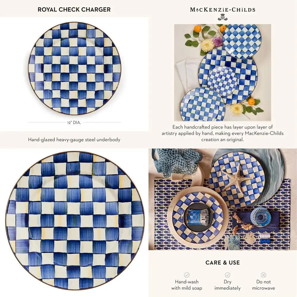 

Сине-белый декоративный набор посуды из 12 предметов, 1 штука