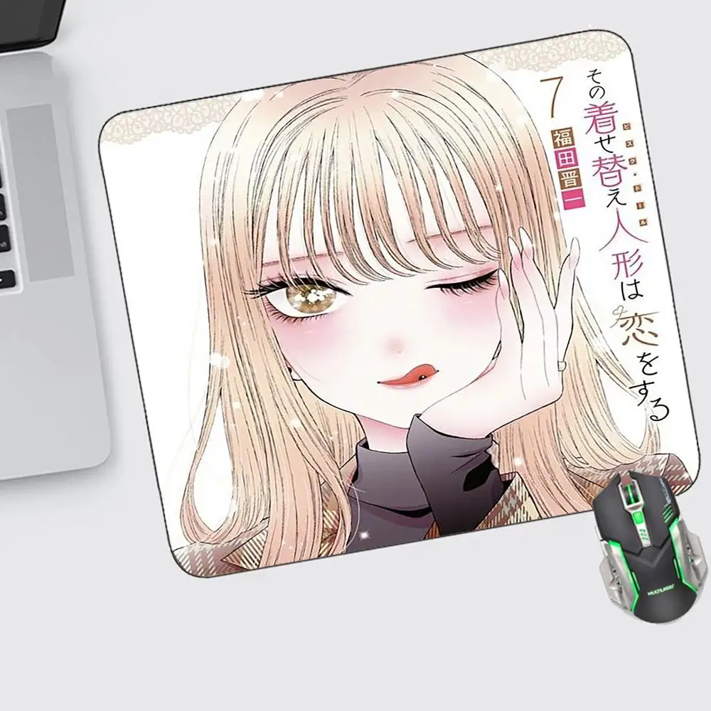 

Anime Kitagawa Marin Mouse Pad Small Gaming Accessories Keyboard Computer Offices Desk Mat Pc Gamer Non-slip Rubber Mousepad