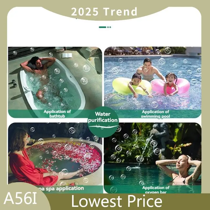 

110V 300Mg/H Ozone Generator Bathtub Shower SPA Swimming Pool Ozonizer Tub Pool Water Purifier Replacement Device Kit