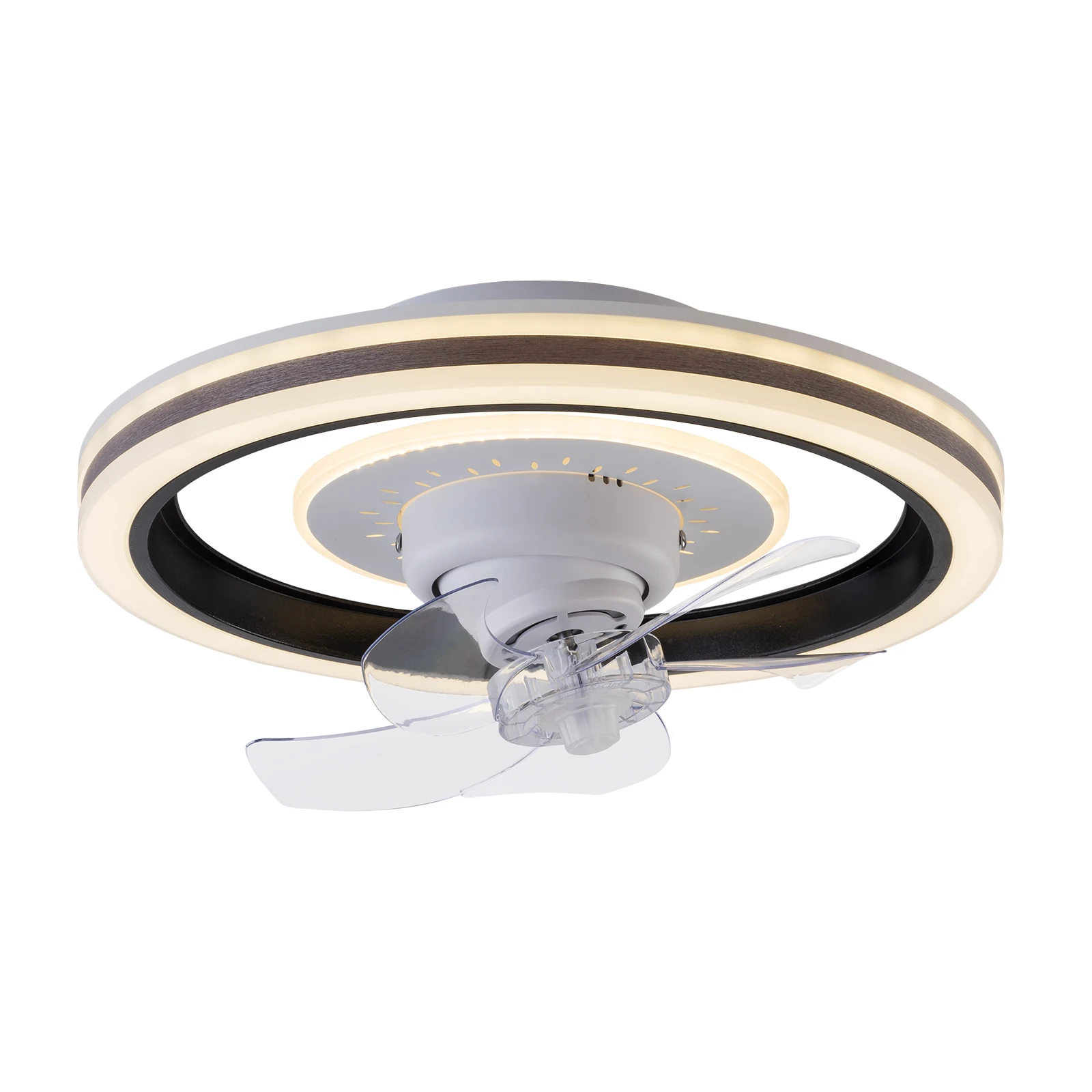 

2-in-1 Ceiling Fan Light LED Ceiling Light with Fan Ceiling Light 3 Colors & 6 Speeds Fan Light Quiet Ceiling Fan Light