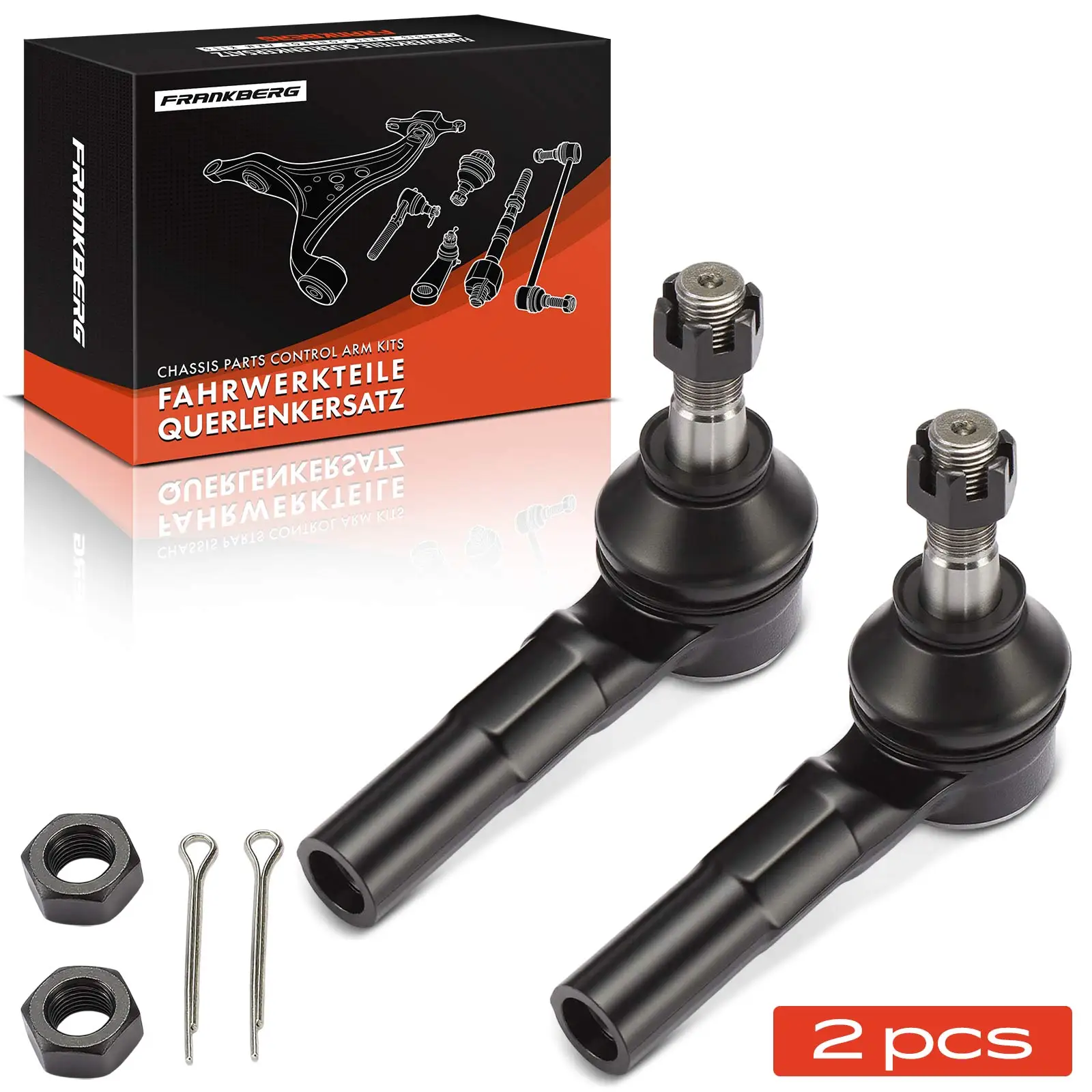 Frankberg 2x Brede Gezamenlijke Vooras Links Rechts voor Toyota Starlet P8 Paseo Corsa L5 Tercel 4504619216 MES3353RL
