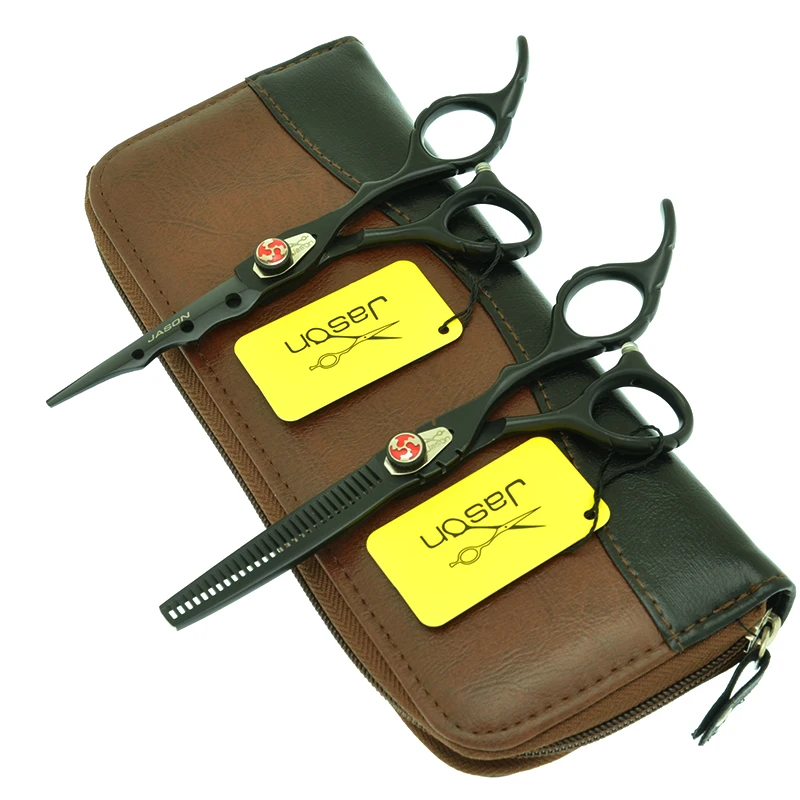 Tijeras de Peluquería JP440C de 6.0 Pulgadas, Tijeras para Cortar Cabello para Barberos, Tijeras de Entresacar Cabello, Suministros de Peluquería A0025D