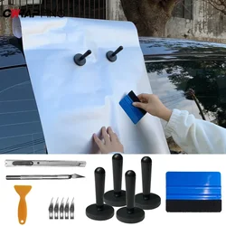 13/12/9Pcs Car Vinyl Wrapping Tools Window Film Tint Tools Auto Wrap Sticks Edge Trimming Squeegee Tinting Felt Edge Squeegee
