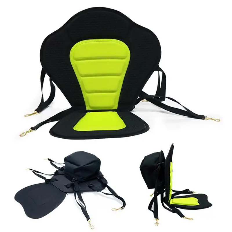 Seat For Kayak Canoe Seats With Back Support Portable EVA Cushion Seat For Canoeing Kayaking Drifting Rafting Outdoor