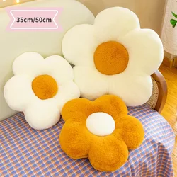 Stuffed Daisy Flower Seat Cushion Sunflower Shape Kids Girl Bedroom Seat Pillow Office Room Decor Sofa Cushions Plush Toys