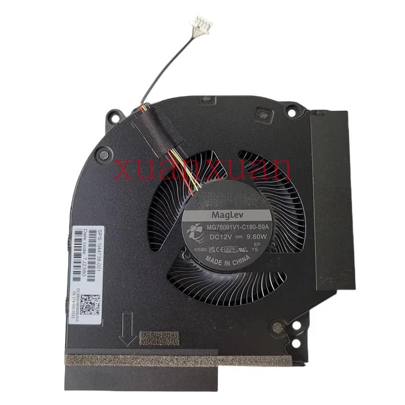 Ventilador de CPU para HP VICTUS 9 16-R, TPN-C169, DC12v, nuevo, GPU, refrigeración