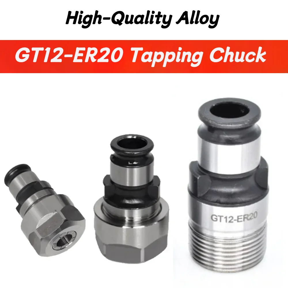

Инструмент для нарезания резьбы Быстросменная дрель GT12 GT24 ER20 ER32 Нарезной станок Сверлильный патрон Быстросменная втулка сверлильного патрона