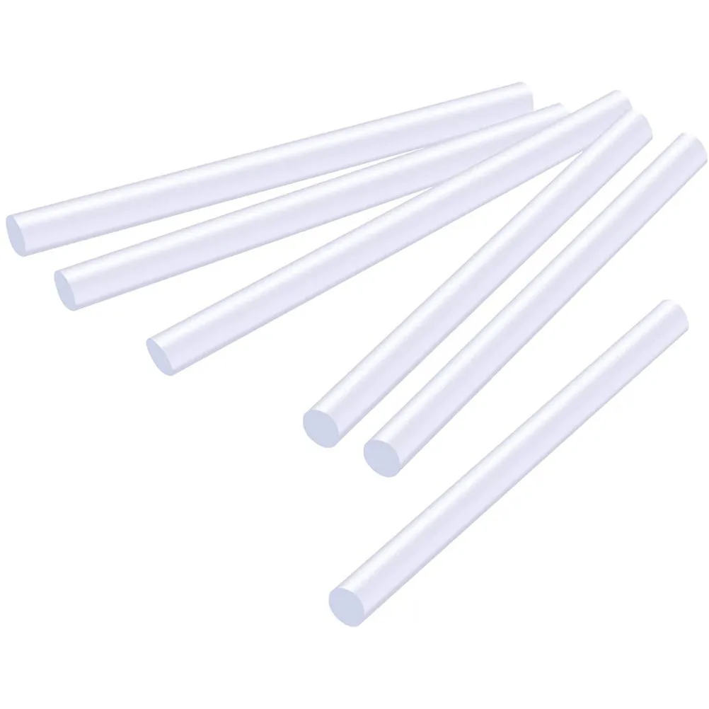 80Pcs Hot Melt Glue Sticks Transparent Strong Adhesive Clear Odorless for Mini Glue Gun DIY Crafts Wood Glass Packaging