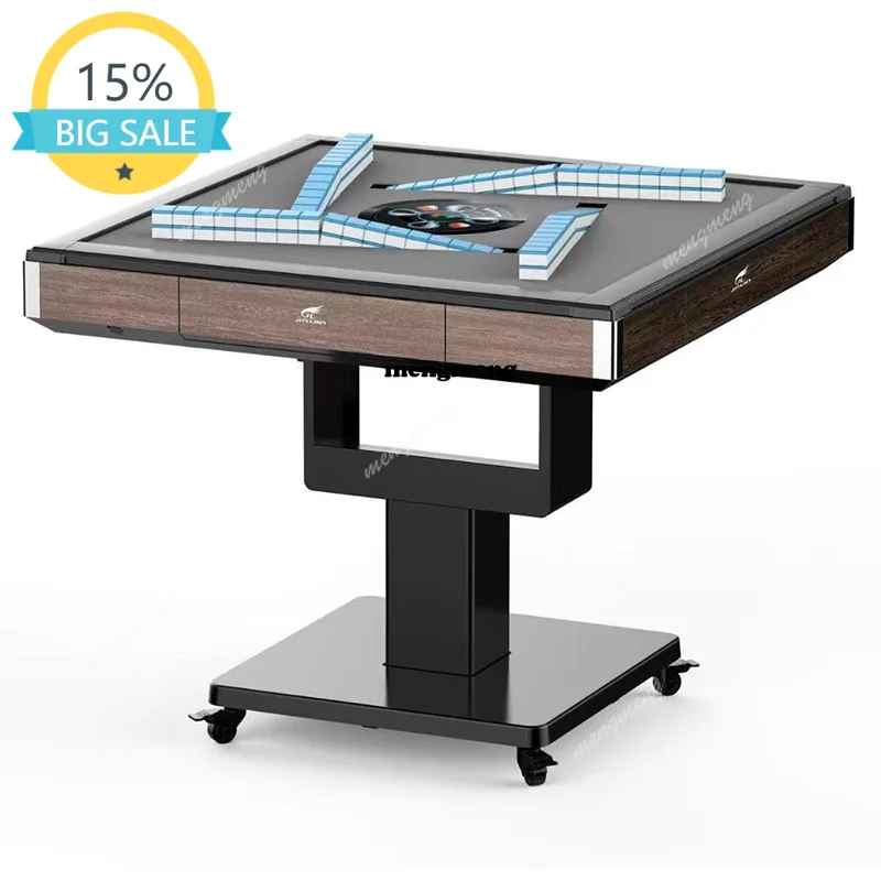 

Nordic Creative Mahjong Table Minimalist Electric Rotor Roller Coaster Dealing Mahjong Game Table Home Furniture Mesas FYMT