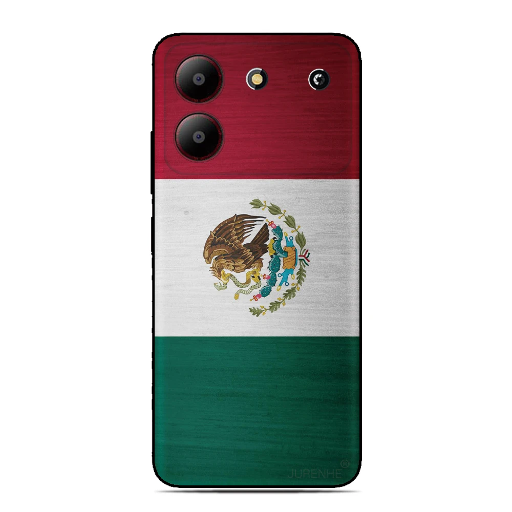 Mexico Flag Phone Case For Motorola Moto G87 G47 G37 G56 G86 G84 G54 G24 G06 G15 Power G04s G8 Lite One Vision Macro Cover view 3