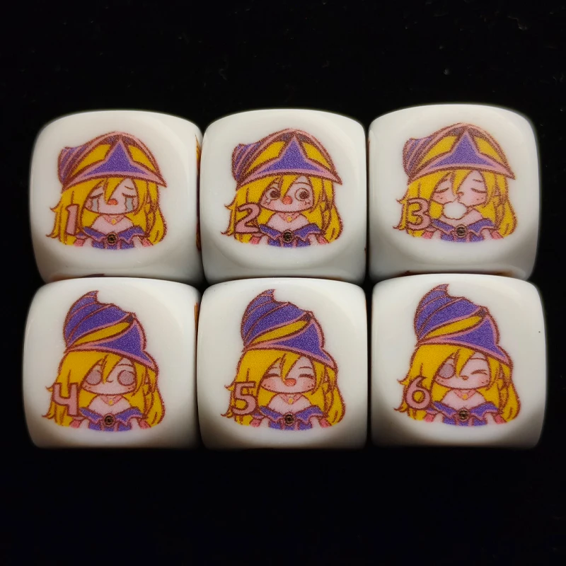 Сделай сам: Ю-Ги-О! своими руками! Кубик-счетчик урона Dark Magician Girl, 1 шт., подарочные игрушки