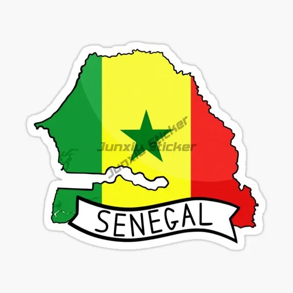 

SENEGAL BURKINA FASO MALI MAURITANIA NIGERIA Flag Decal Vinyl PVC Suitable for Scooters, Motorcycles, Cars Decal