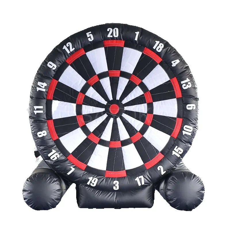 SAYOK Giant Inflatable Football Dart Board PVC Dart Football Soccer Game with Inflatable Balls for School Family Children Adults