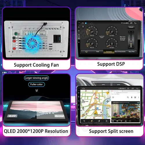 Imagen 2 del producto Android 15 Autoradio para Ford Focus 2 Mk2 2004 - 2011 navegación GPS reproductor Multimedia Carplay estéreo WIFI 360 cámara