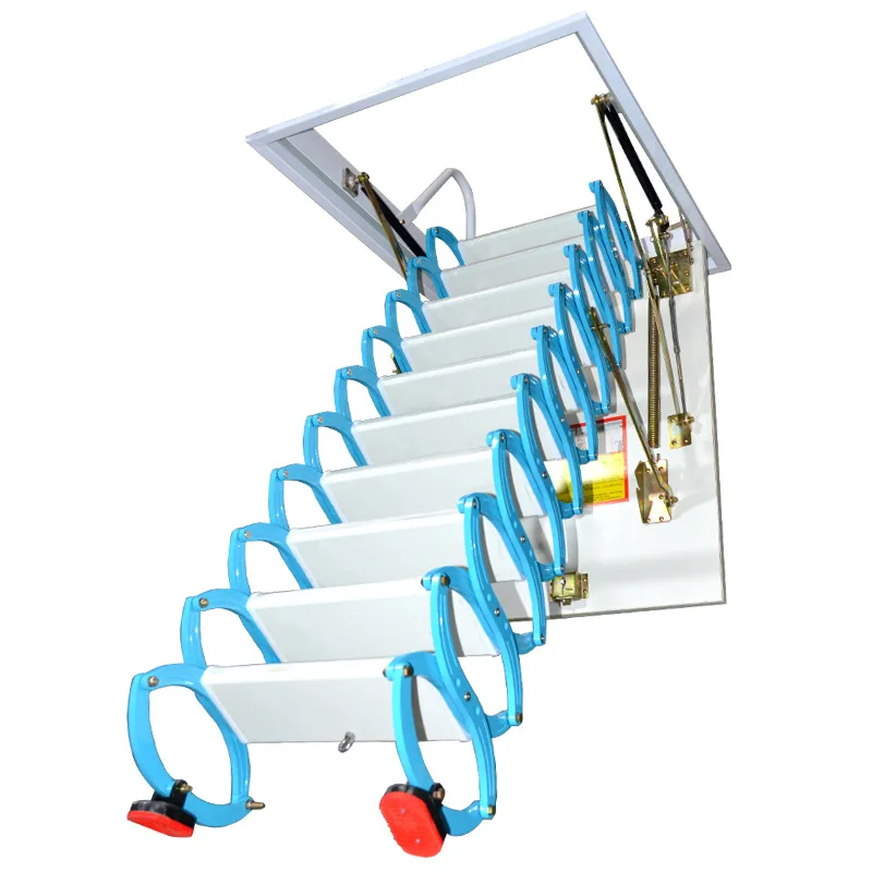

Attic telescopic stairs household duplex folding indoor extension lift ladder