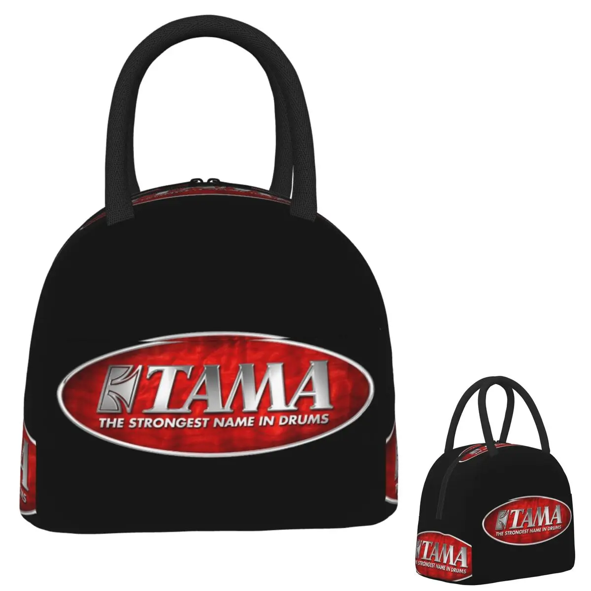

Изолированная сумка для обеда с логотипом барабана Tama для женщин и детей, портативные коробки для еды, термосумка для ланча