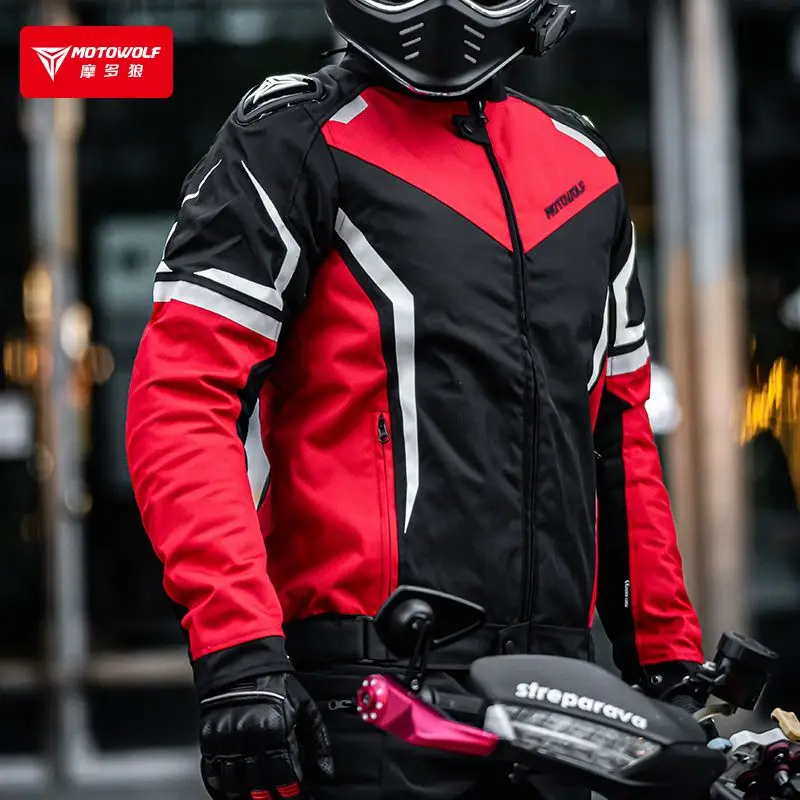 

Motowolf Winter Motorcycle Riding Warm Jacket Windproof Waterproof Anti Drop Men Riding Racing Suits Jacket Rider Equipment