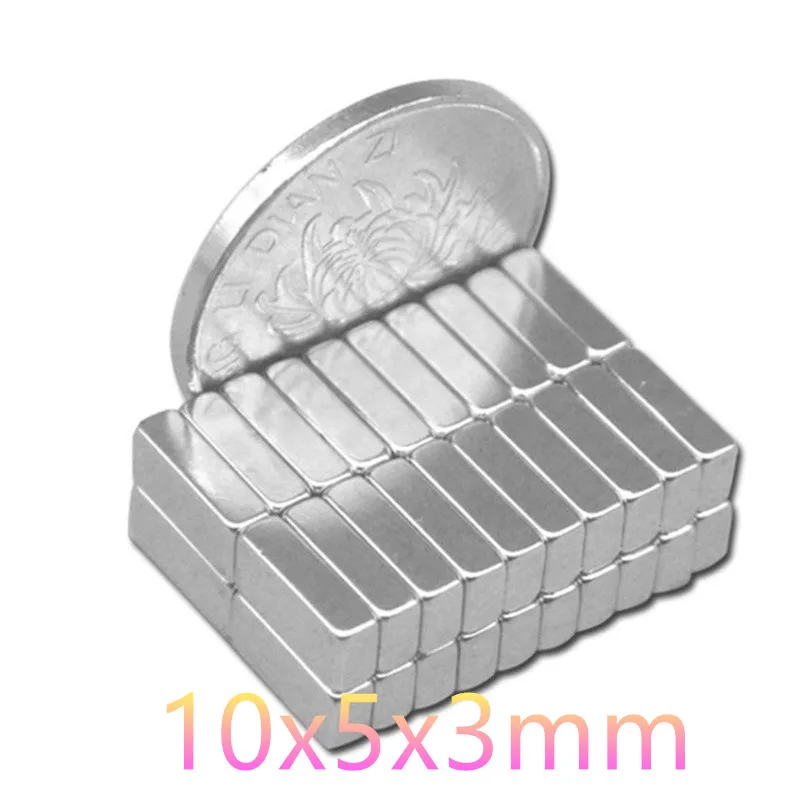 Rectangle Magnet Long Block Neodymium Magnet N35 Strong Powerful Cuboid Shape NdFeB Magnets