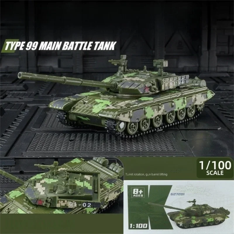 Czołg bojowy 99A, pojazd pancerny gąsienicowy, ozdoba wojskowa, model samochodu ze stopu, pojazd silnikowy, odlewany metalowy model, zabawki dla dzieci, dla chłopców