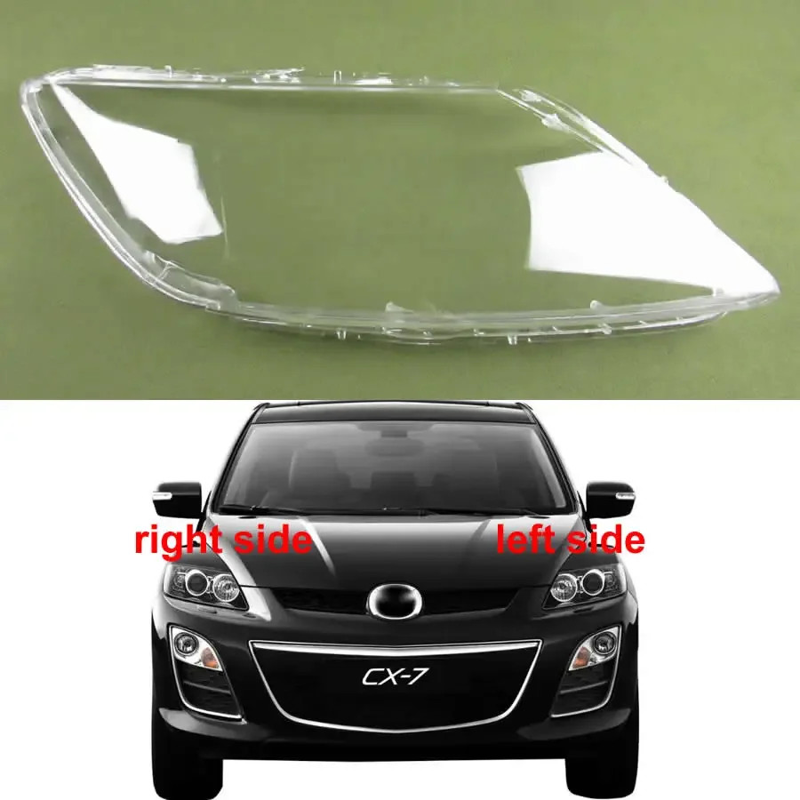 

For Mazda CX-7 2008-2016 Lamp Shell Headlight Cover Lampshade Transparent Shade Mask Car Headlamp Housing Lens Plexiglass