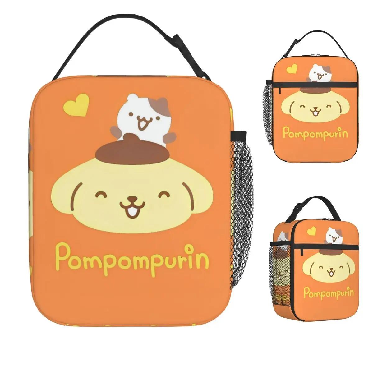 

Pom Pom Purin мультфильм аниме сумка для обеда для ребенка ланч-бокс Kawaii пляжная сумка-холодильник удобная оксфордская сумка для еды