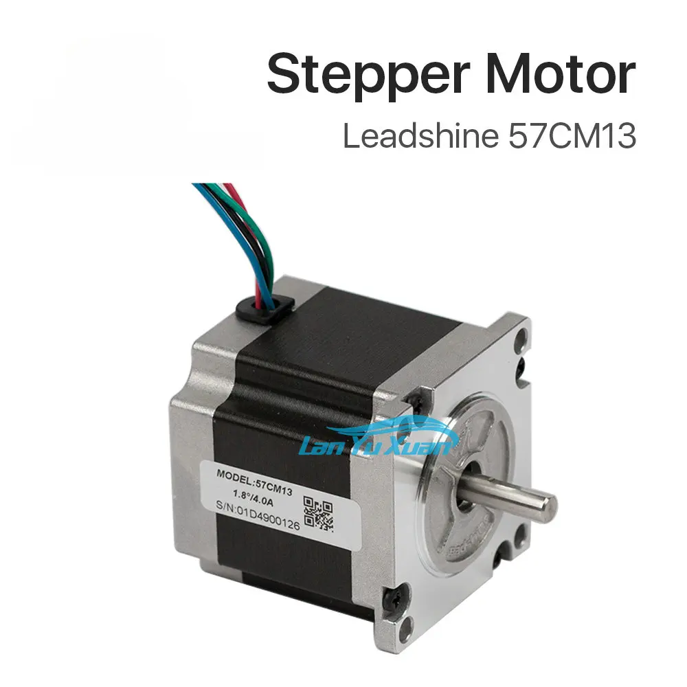 

Cloudray Leadshine 2 Phase Stepper Motor 57CM13 for NEMA23 4.0A 1.3NM Length 55mm Shaft 6.35mm Co2 Laser Machine