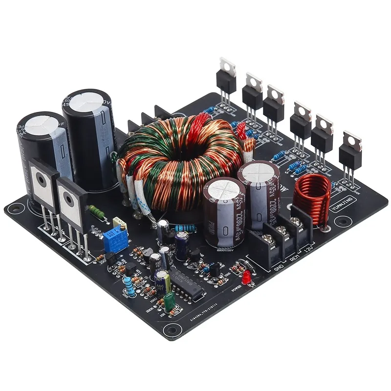 

12VDC boost to +/-40VDC 500w power supply for car amplifier LM3886 TDA7294 TDA7293 +/-20-32VDC output Voltage adjusted 30%