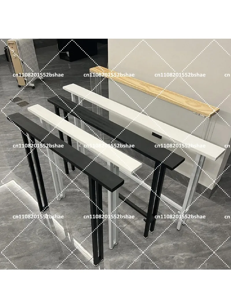 White Wall Crevice Storage Rack, Solid Wood Sofa Rear Shelf, Floor-to-Ceiling Bedside Frame for Living Room
