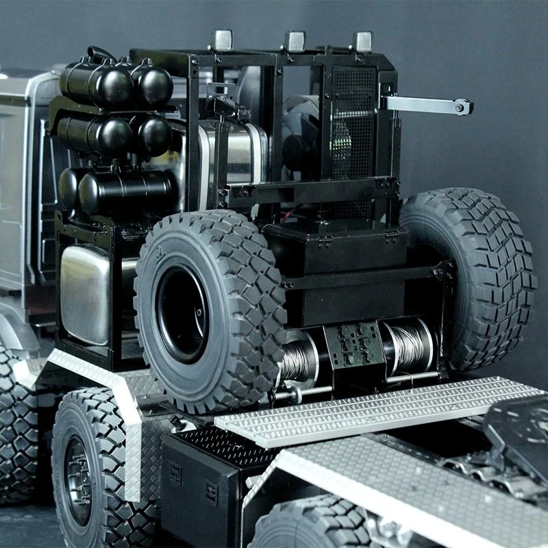 Static point model JDM-189 1/14 scale simulated off-road tow head remote control engineering vehicle model