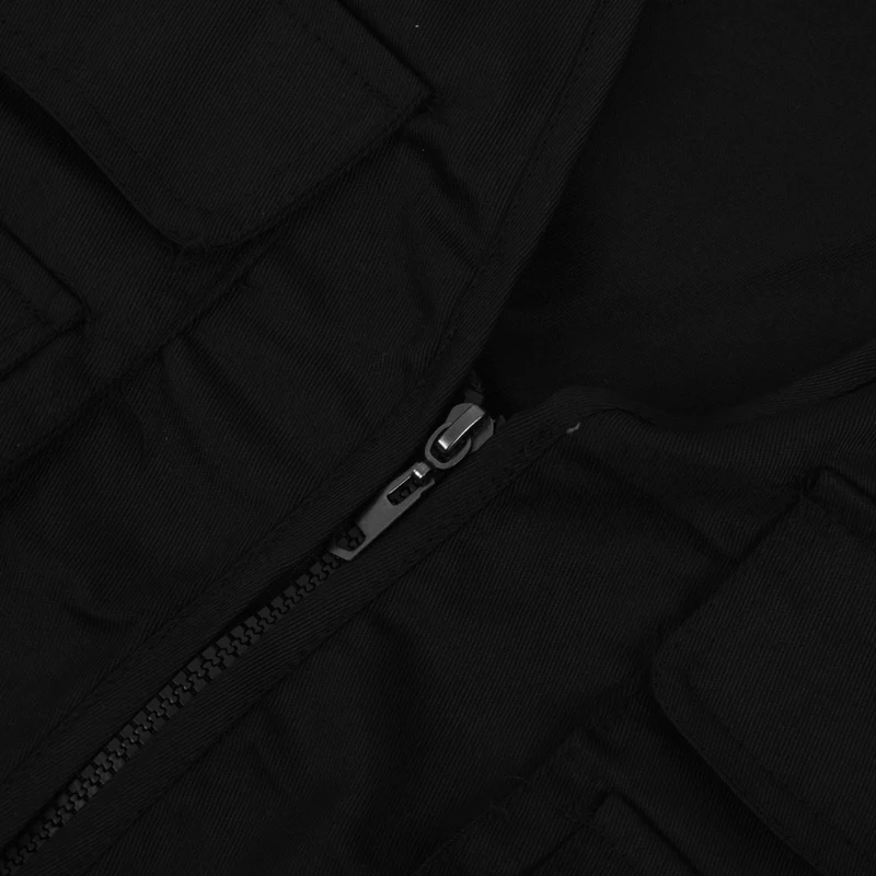 사진/사냥/여행 야외 스포츠-블랙, xl에 대한 멀티 포켓 지퍼와 2X 남자 낚시 조끼