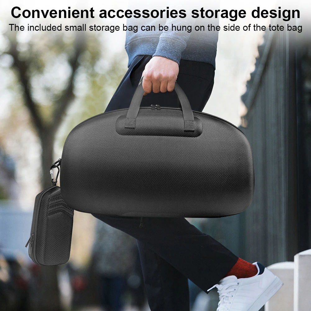 Protective Carrying Storage Bag with Adjustable Shoulder Strap Speaker Case for JBL Boombox 3 Portable BT Speaker and Charger