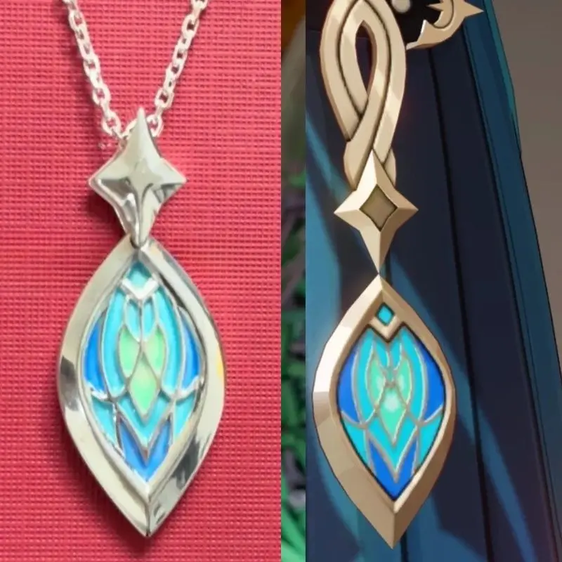 Collar de Cosplay para mujer, collares de Yuan Shen, colgante de Alhaitham, tendencia de alta calidad, regalo para amantes de la moda, Accesorios de joyería