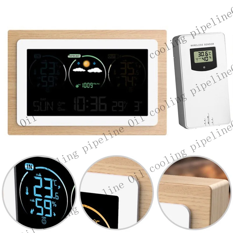 A+ Weather Station Humidity Monitor Temperature Snooze Function With Sensor