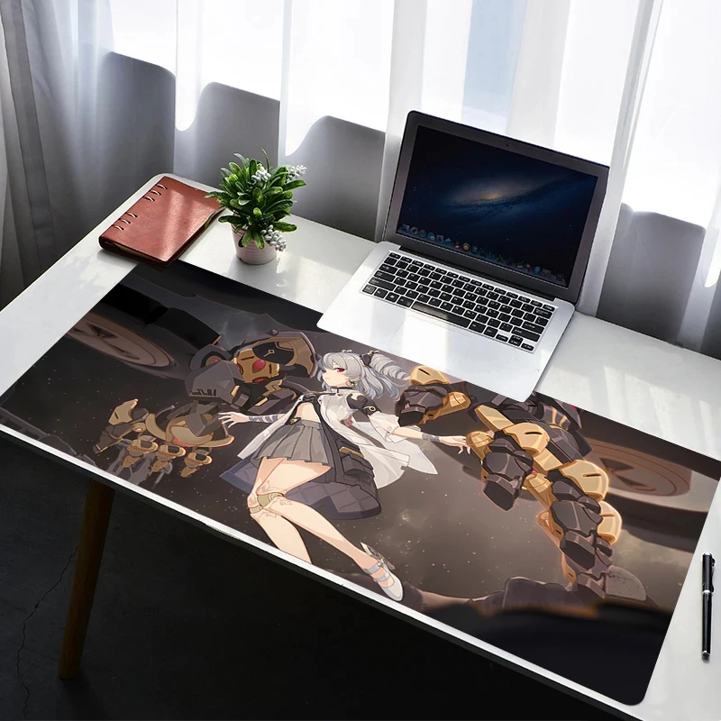 Mouse Pad HD Non Slip Rubber Mousepad Laptop H-honkai Impact 3 Gamer Cabinet Keyboard Pad Office Computer Gaming Desk Mouse Mat