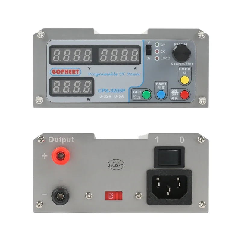 Gophert CPS 3205P 6003P 3010P 6405P Laboratory DIY Adjustable Digital Micro Switch DC Power Supply 110V-240V