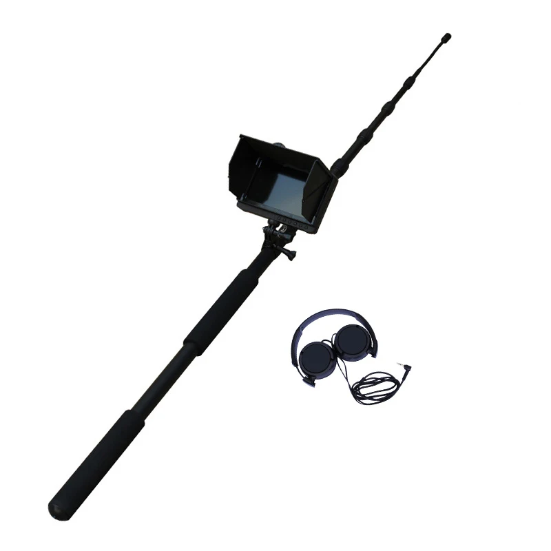 Portable Full HD Vision 1080P HDMI-compatible Output Audio video telescopic pole Security Camera Inspection System life detector