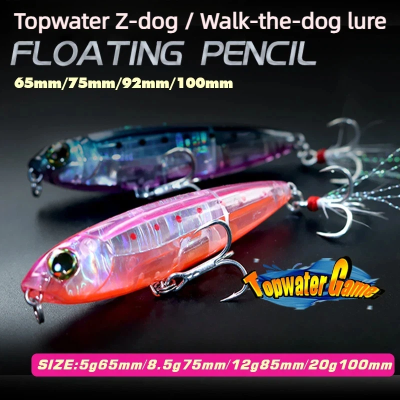

1PCS Topwater Popper Fishing Lure 65mm/5g 75mm/8g Wobbler Long Casting Artificial Hard Bait for Saltwater Freshwater