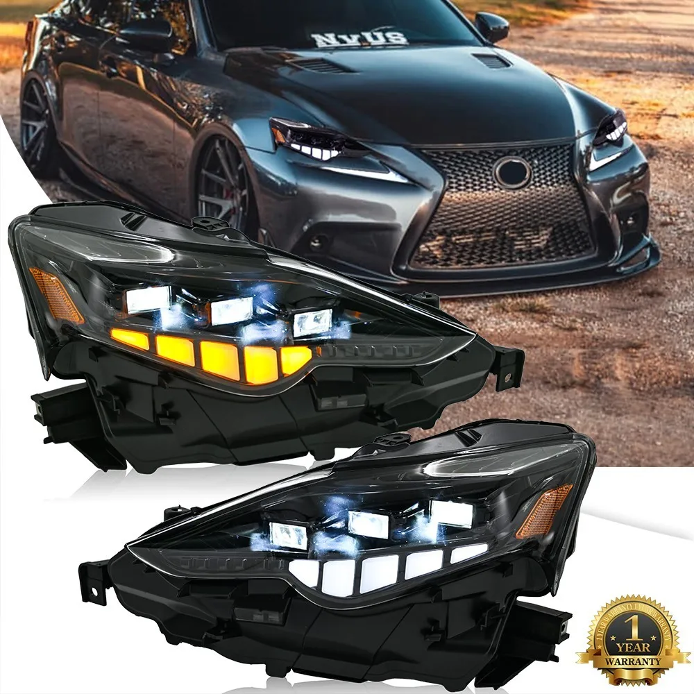 

1Set Full Upgrade LED Headlights Assembly For Lexus IS250 300 350 IS200t 2013-2016 Front Lamps Turn Signal Front Head Lamps