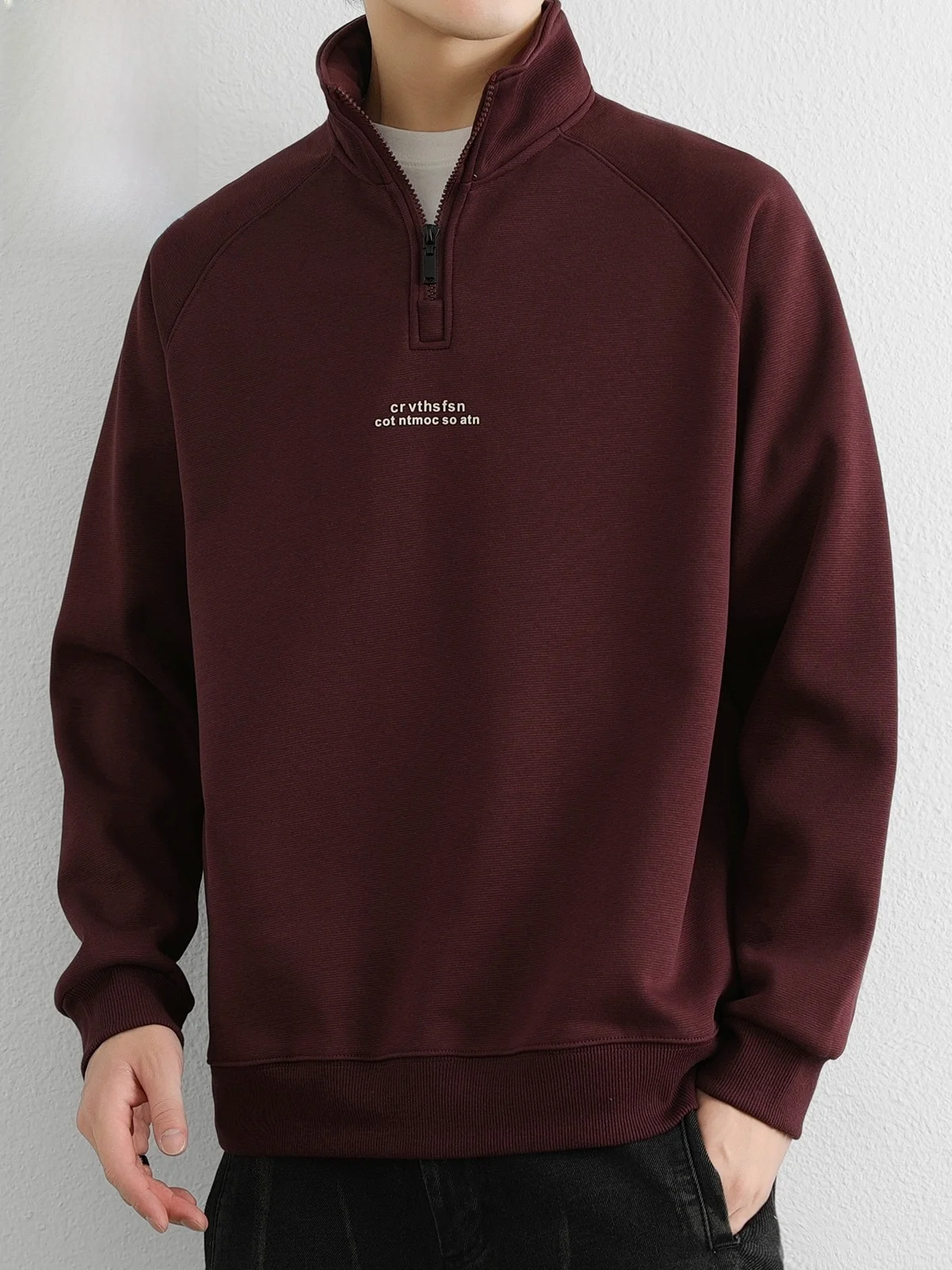 

Men's Hoodie Winter Fce Lined Zip up Sweatirt Loose Fit Stand Collar Base Layer irt Casual Sle Long Sve