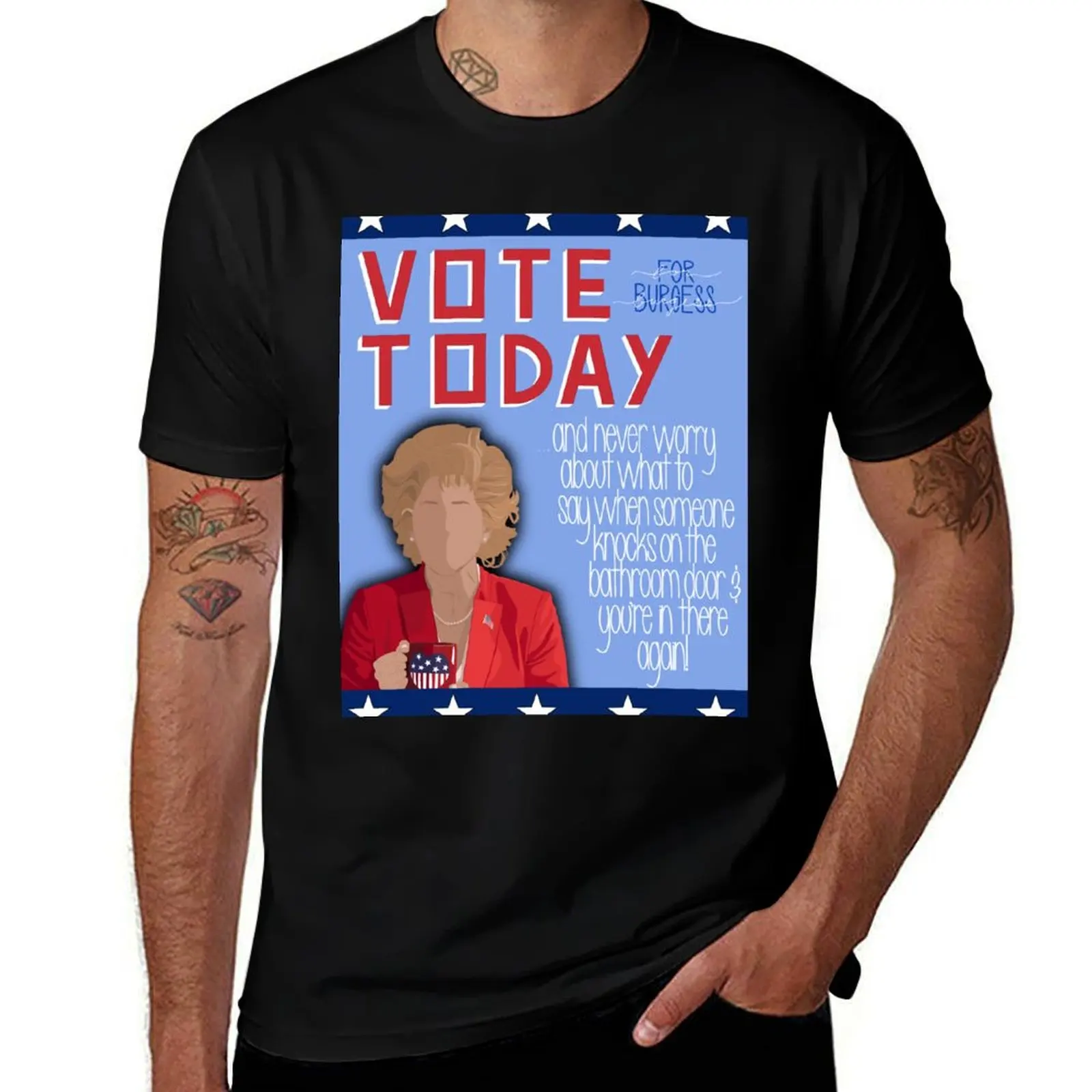

Iliza Schlesinger as Carol Burgess Poster T-Shirt blacks cute tops Clothing mens big and tall t shirts